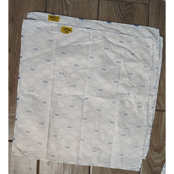 4 Anny Verelene Cloth 100% Cotton Napkins, Blue Vine Flower Cottagecore France - Picture 3 of 4